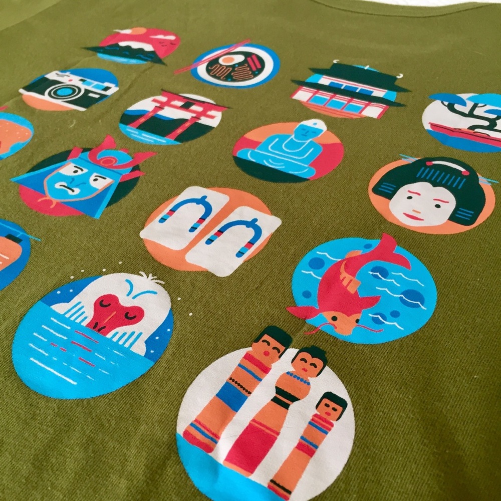 SOLD 🚩🚩🚩Uniqlo Japanese Nippon Omiyage BNWT Tee
